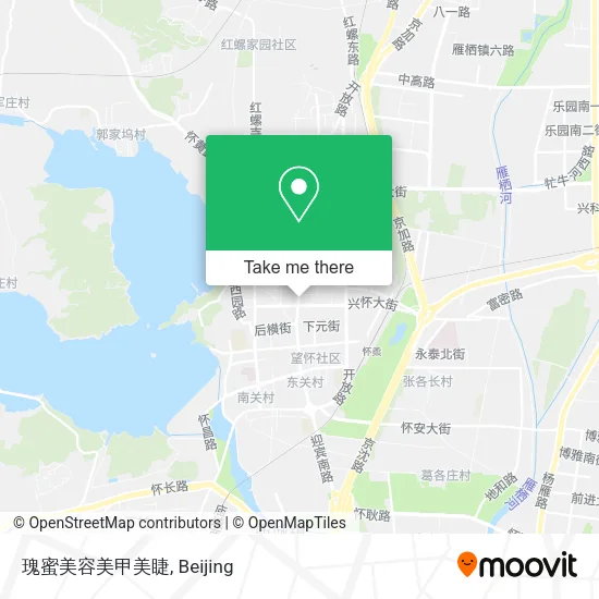 瑰蜜美容美甲美睫 map
