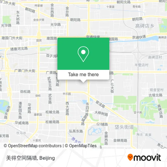 美得空间隔墙 map