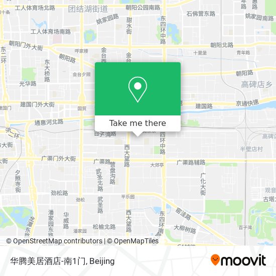 华腾美居酒店-南1门 map