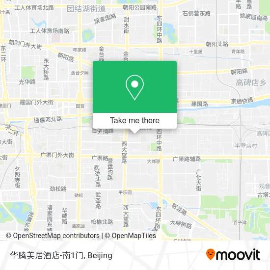华腾美居酒店-南1门 map