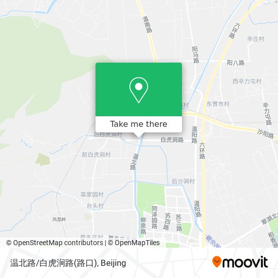 温北路/白虎涧路(路口) map
