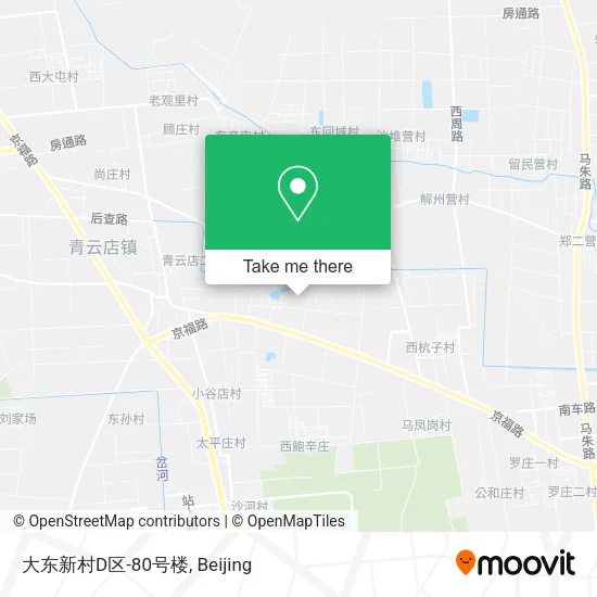 大东新村D区-80号楼 map