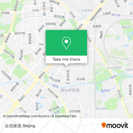 众信旅游 map