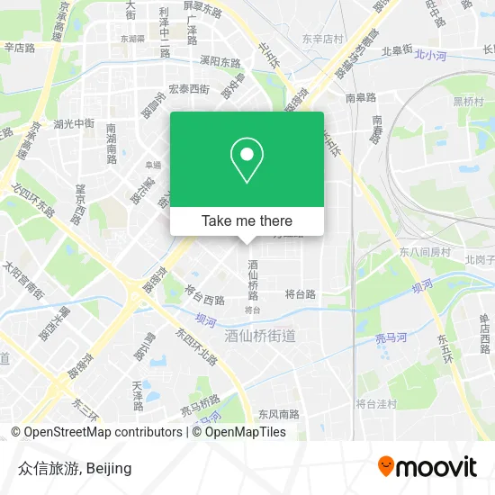 众信旅游 map