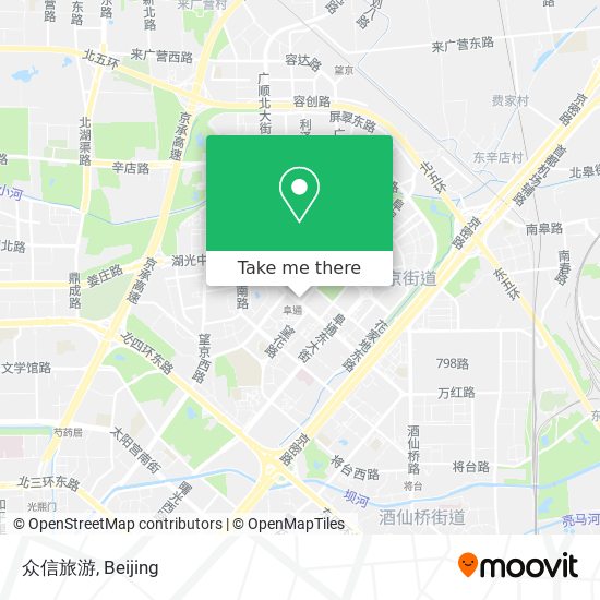 众信旅游 map