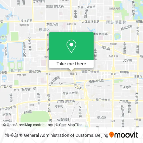 海关总署 General Administration of Customs map