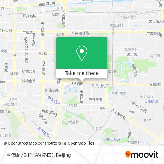 厚俸桥/G1辅路(路口) map