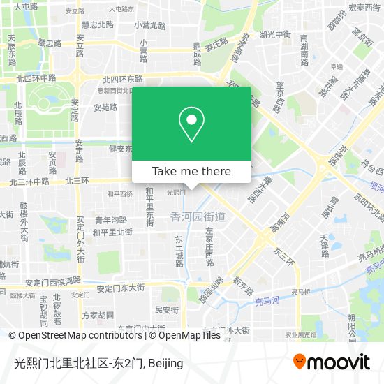 光熙门北里北社区-东2门 map
