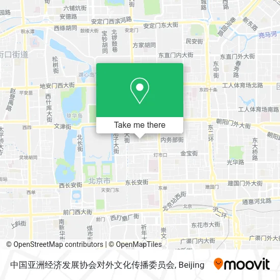 中国亚洲经济发展协会对外文化传播委员会 map