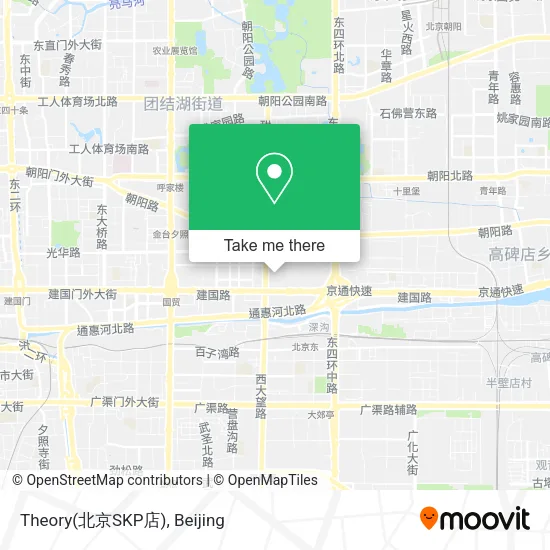Theory(北京SKP店) map