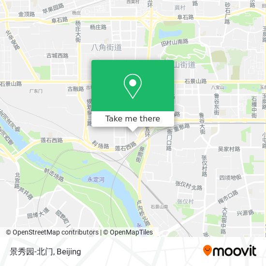 景秀园-北门 map