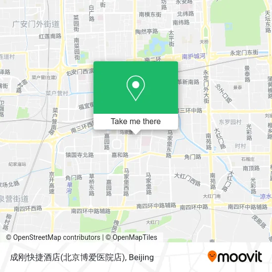 成刚快捷酒店(北京博爱医院店) map
