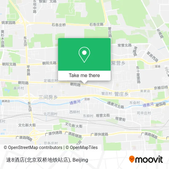 速8酒店(北京双桥地铁站店) map