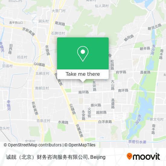 诚靓（北京）财务咨询服务有限公司 map