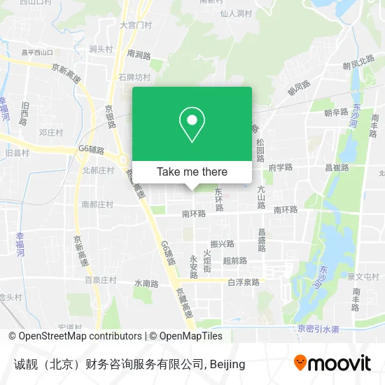 诚靓（北京）财务咨询服务有限公司 map