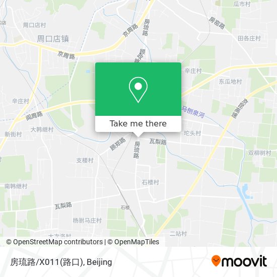 房琉路/X011(路口) map