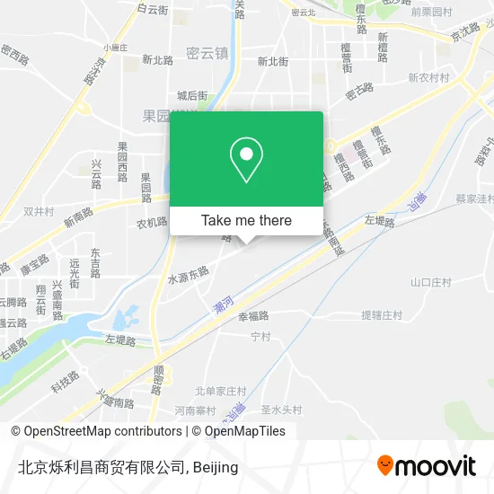北京烁利昌商贸有限公司 map