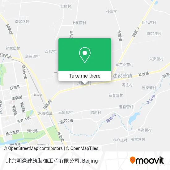 北京明豪建筑装饰工程有限公司 map