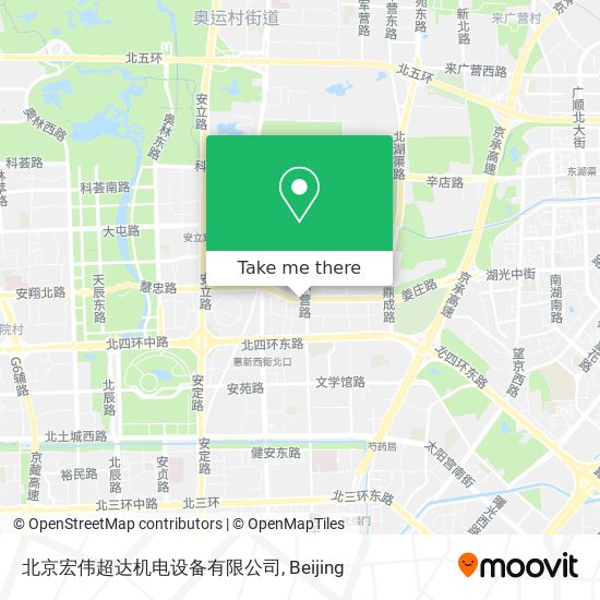 北京宏伟超达机电设备有限公司 map