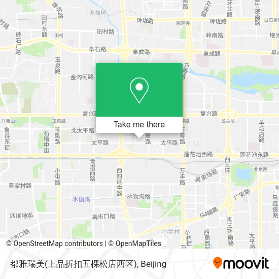 都雅瑞美(上品折扣五棵松店西区) map