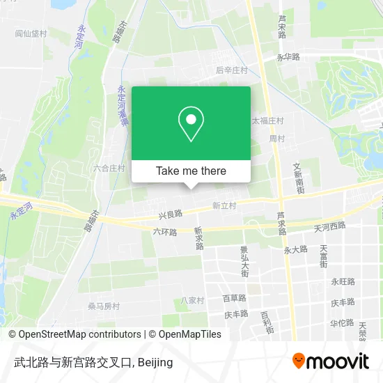 武北路与新宫路交叉口 map