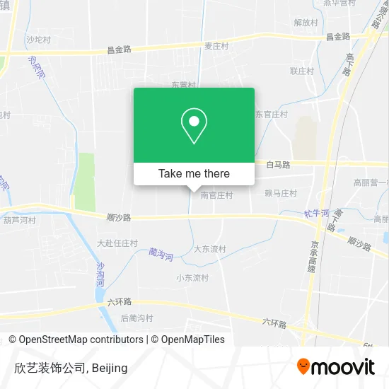 欣艺装饰公司 map