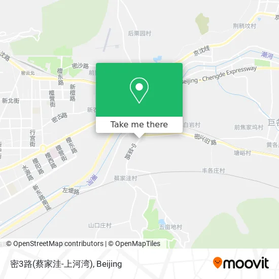 密3路(蔡家洼-上河湾) map