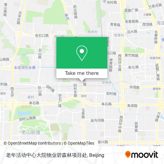 老年活动中心大院物业碧森林项目处 map
