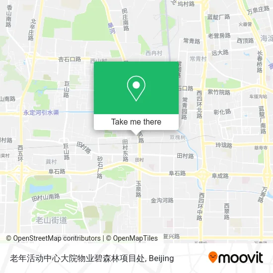 老年活动中心大院物业碧森林项目处 map