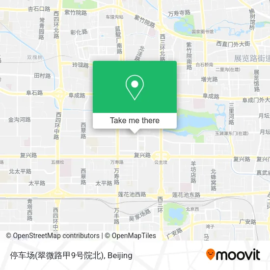 停车场(翠微路甲9号院北) map
