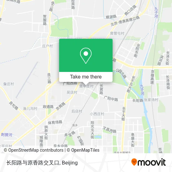长阳路与原香路交叉口 map