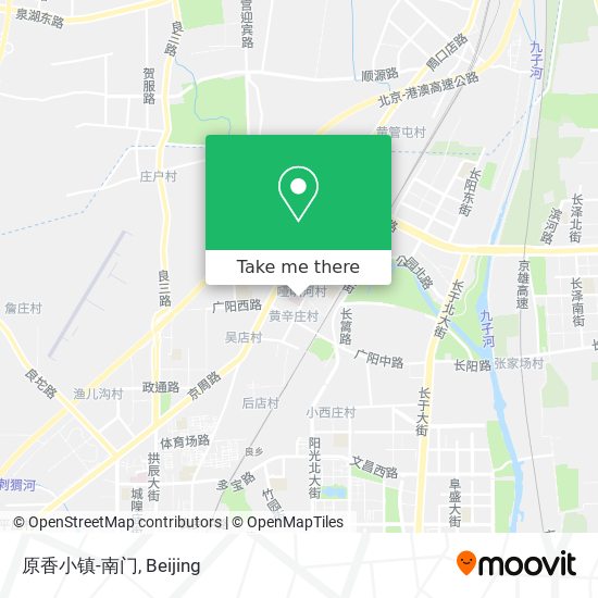 原香小镇-南门 map