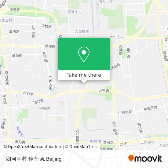 团河南村-停车场 map