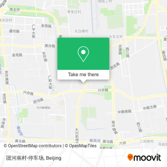 团河南村-停车场 map