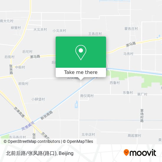 北前后路/张凤路(路口) map