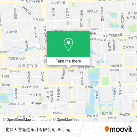 北京天方隆达茶叶有限公司 map
