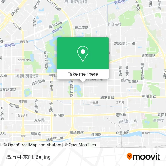 高庙村-东门 map