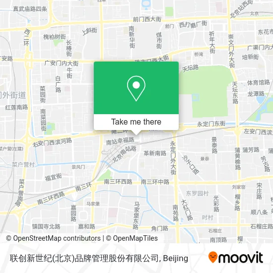 联创新世纪(北京)品牌管理股份有限公司 map