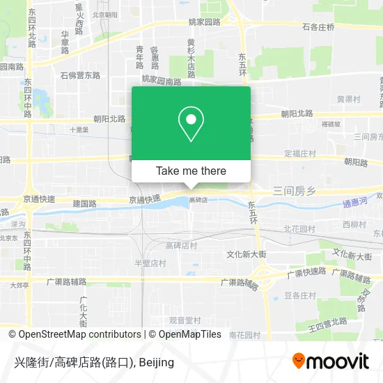 兴隆街/高碑店路(路口) map