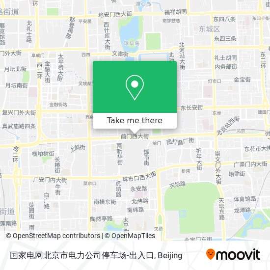 国家电网北京市电力公司停车场-出入口 map