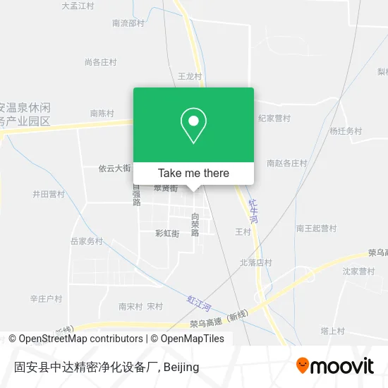 固安县中达精密净化设备厂 map