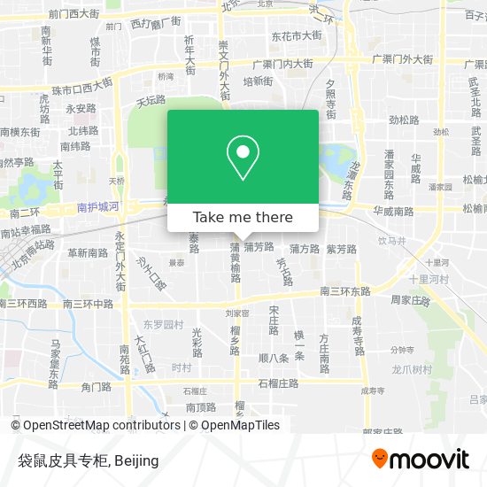 袋鼠皮具专柜 map
