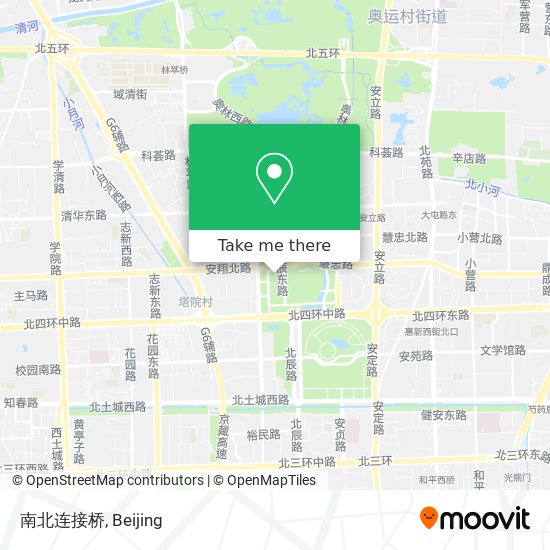 南北连接桥 map