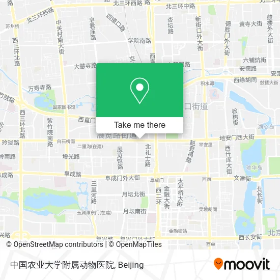中国农业大学附属动物医院 map