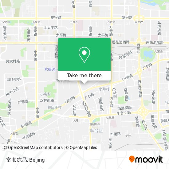 富顺冻品 map