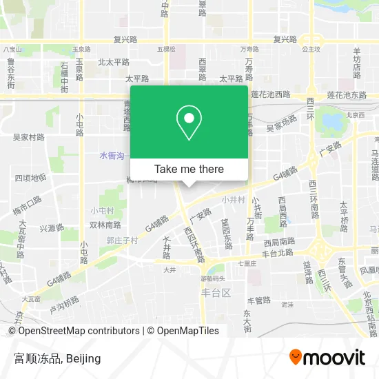 富顺冻品 map