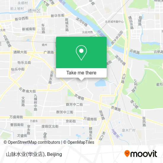 山脉水业(华业店) map