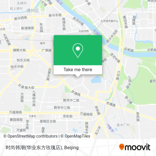 时尚韩潮(华业东方玫瑰店) map