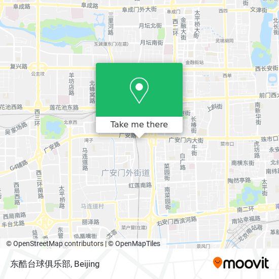 东酷台球俱乐部 map