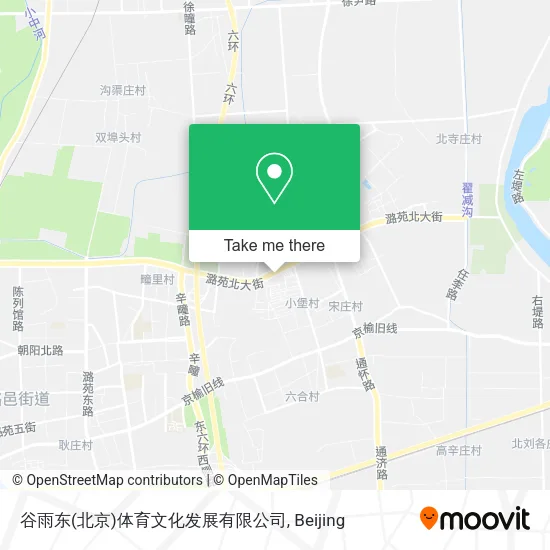 谷雨东(北京)体育文化发展有限公司 map